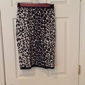 A.L.C. Knit leopard stretch skirt SZ. M